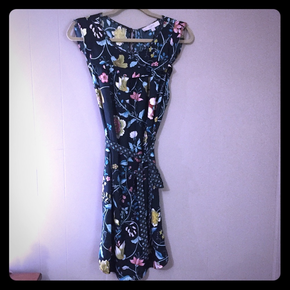 Loft silk sleeveless dress